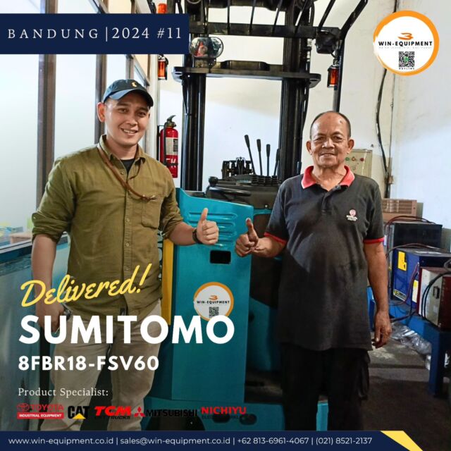 Forklift Electric Sumitomo 8FBR18-FSV60 Forklift Electric Sumitomo 8FBR18-FSV60