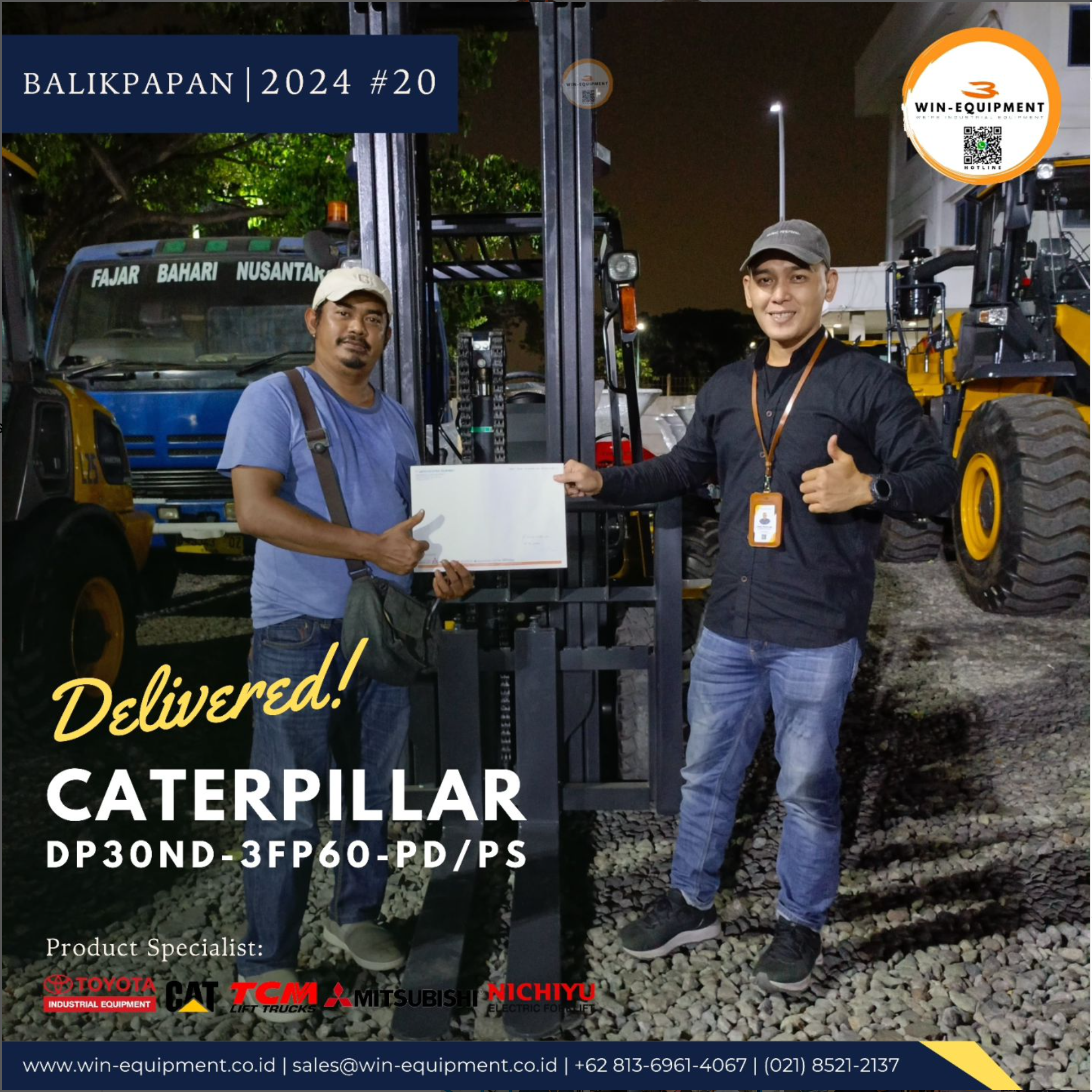 Forklift Diesel Caterpillar FD30ND-3FP60-PD:PS Forklift Diesel Caterpillar FD30ND-3FP60-PD:PS