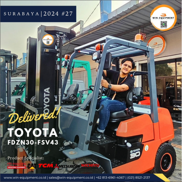 Forklift Diesel Toyota FDZN30-FSV43