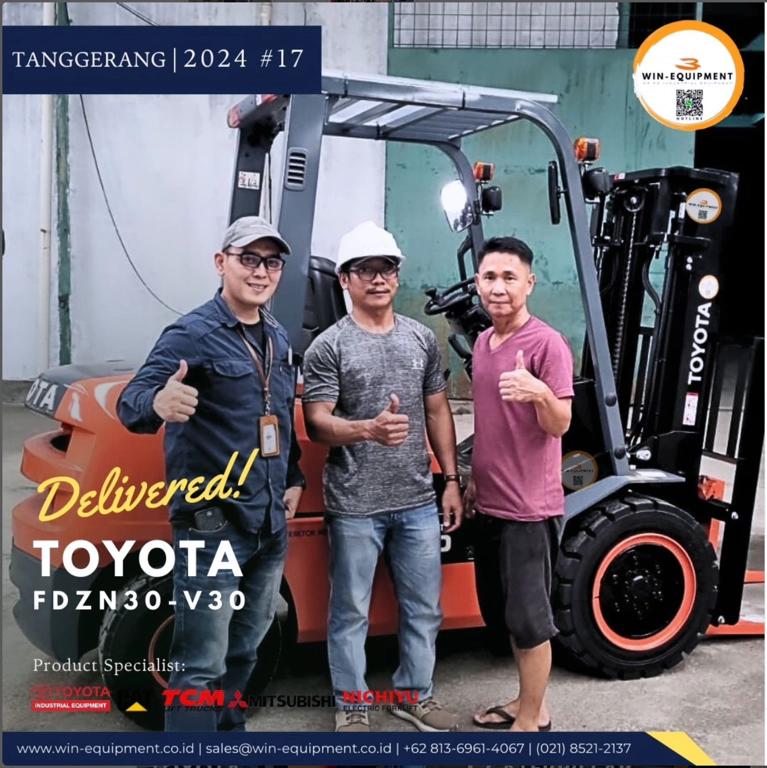Forklift Diesel Toyota FDZN30-V30 Forklift Diesel Toyota FDZN30-V30